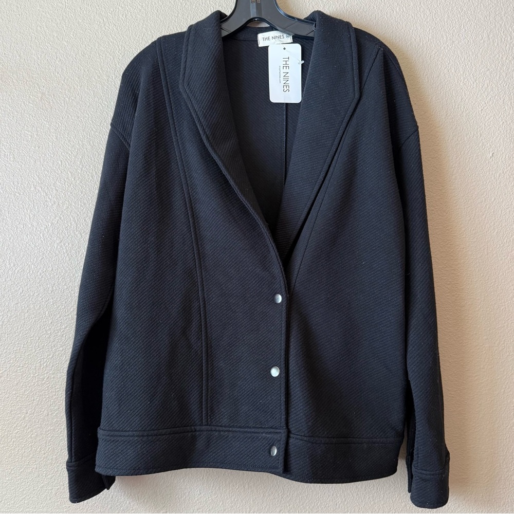 The Nines textured button up jacket